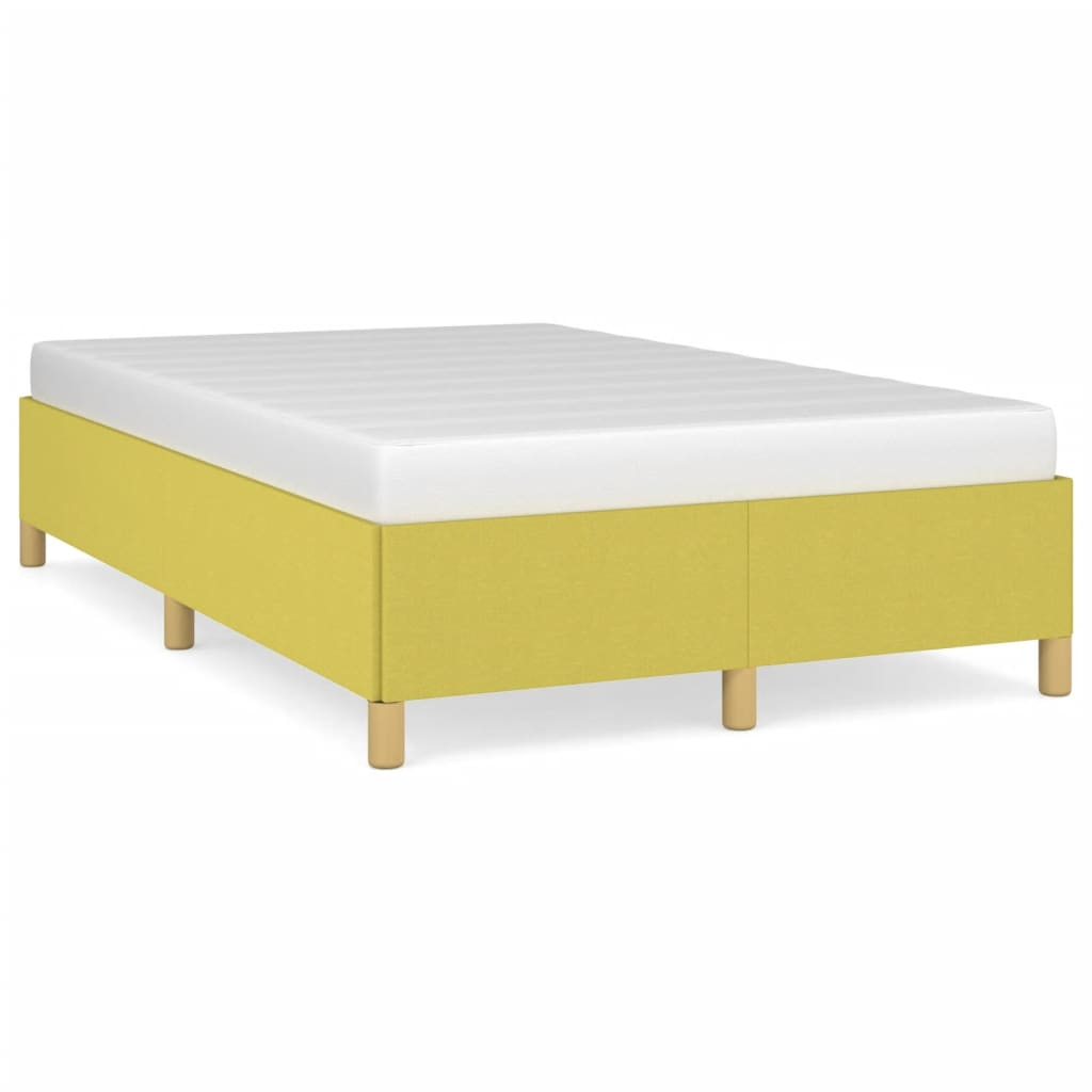 zöld szövet ágykeret matrac nélkül 120x200 cm (347156)