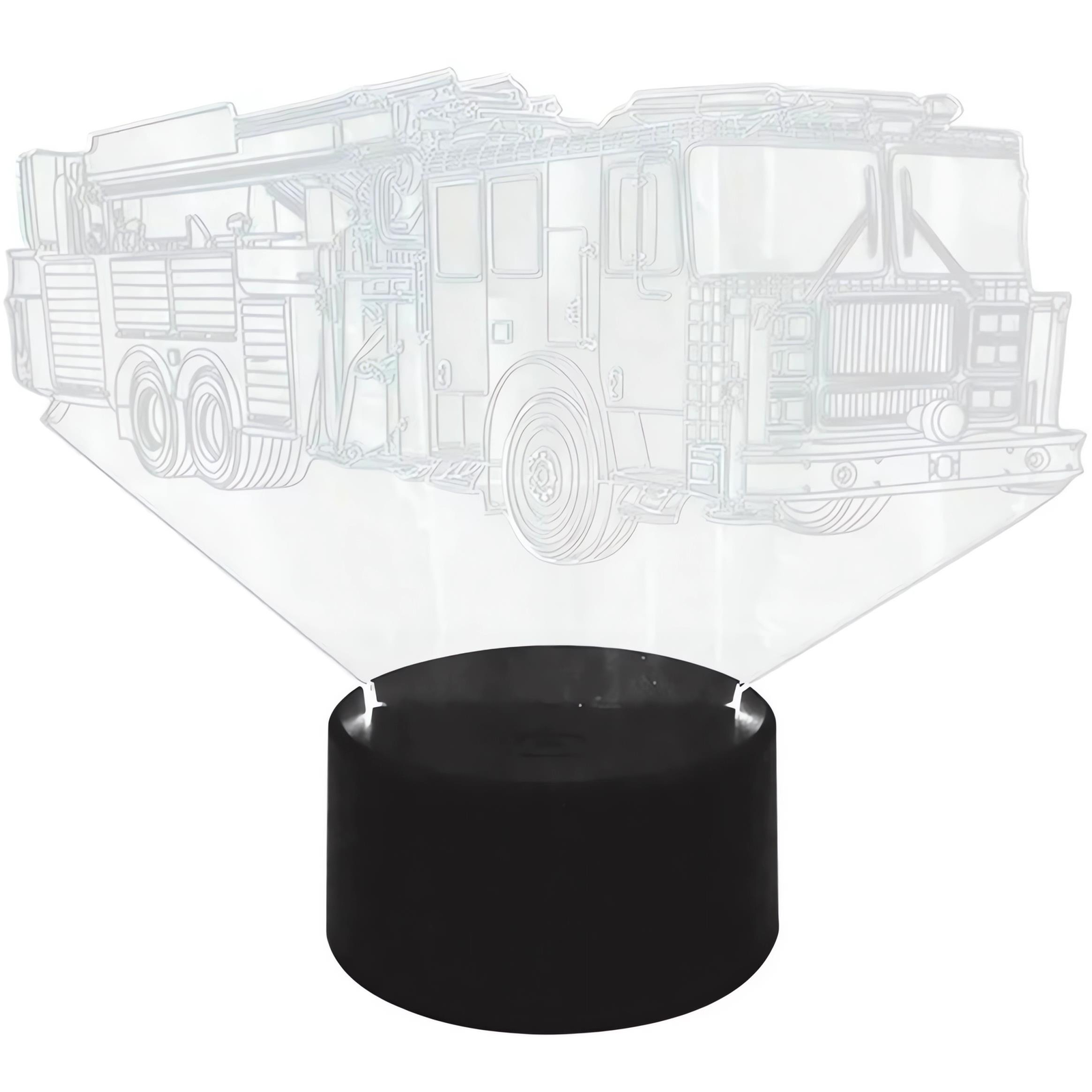 APT ZD98A Night LED RGB lamp 3D fire tanker (ZD98A)