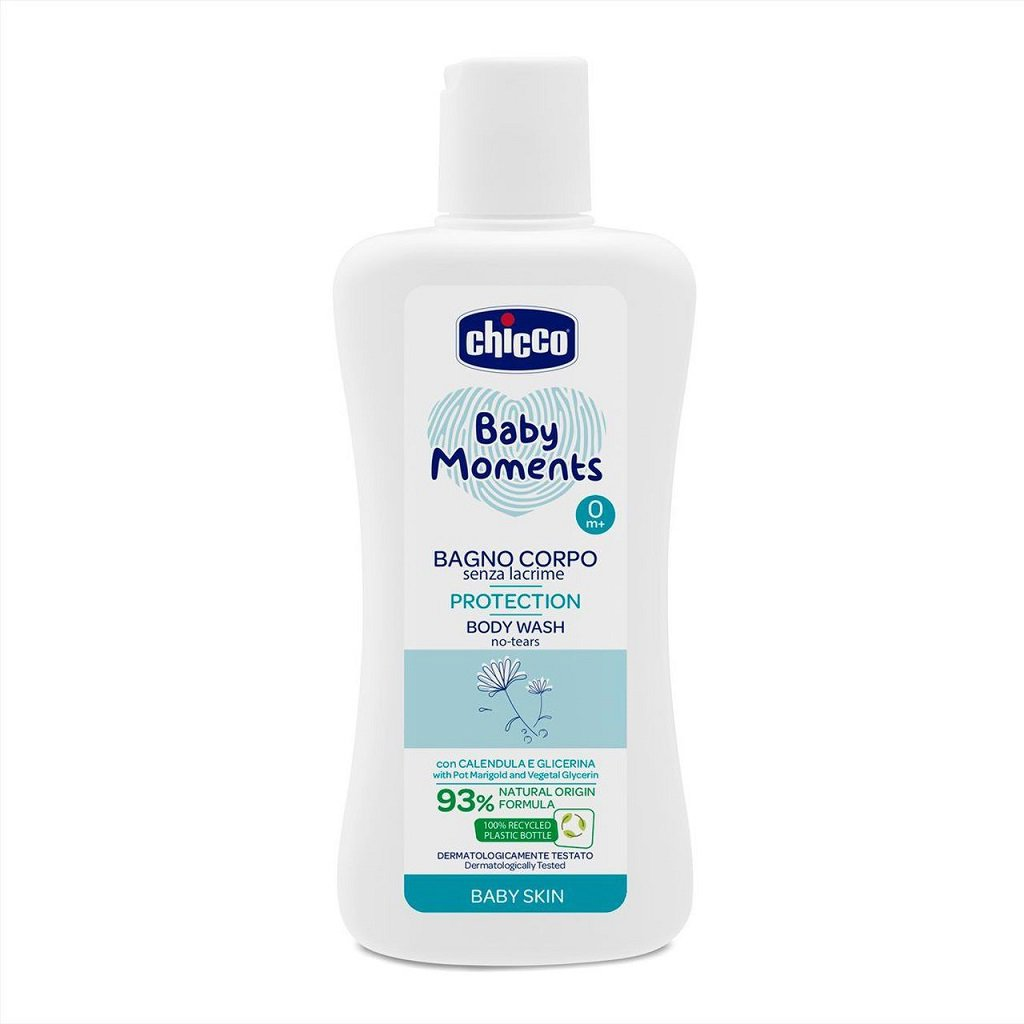 CHICCO Baby Moments sampon 200 ml 0m+ (8058664138326)