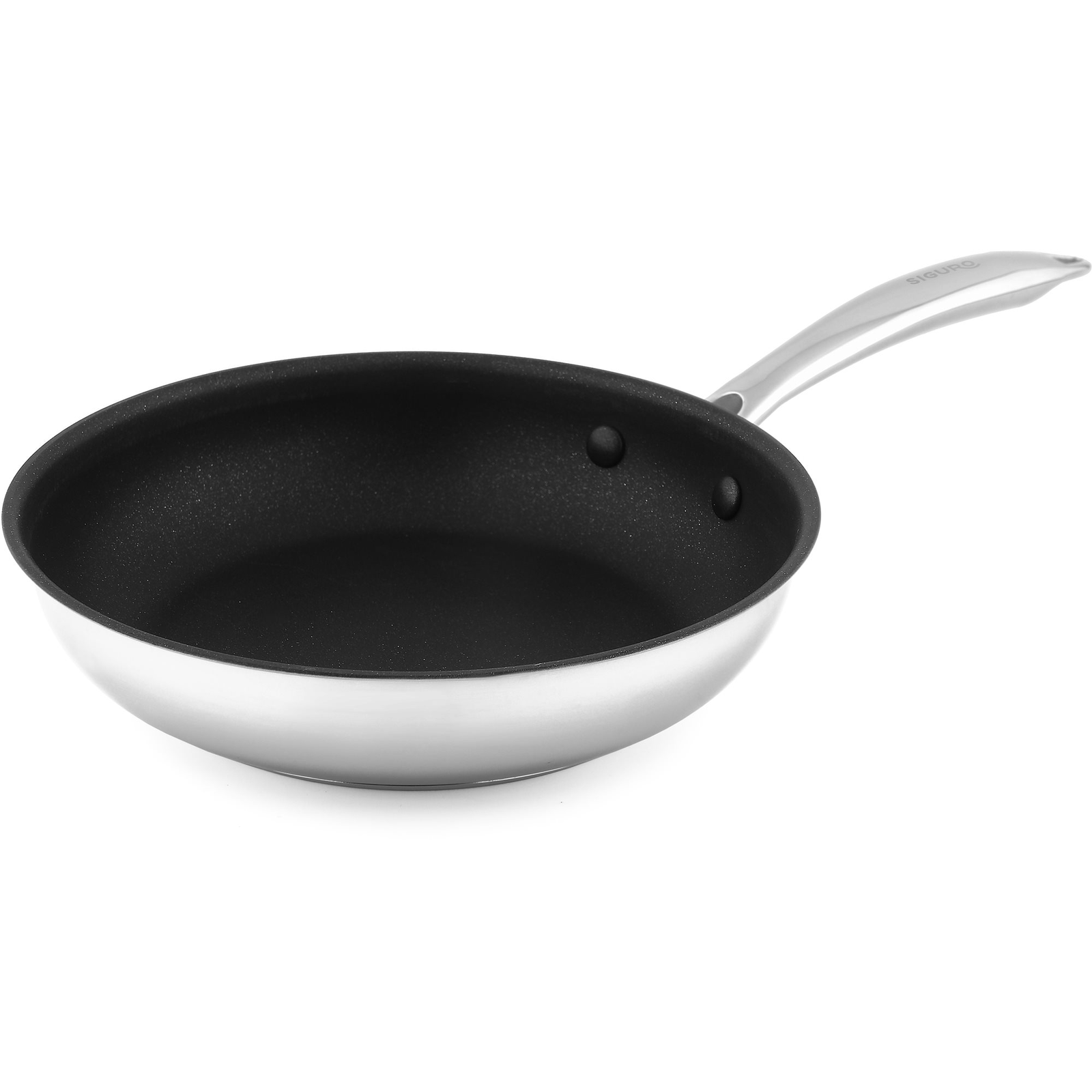 Siguro Pure Delight serpenyő, átmérő 20 cm, nemesacél, ILAG® Profession tapadásmentes bevonat (SGR-CS-P820SU)
