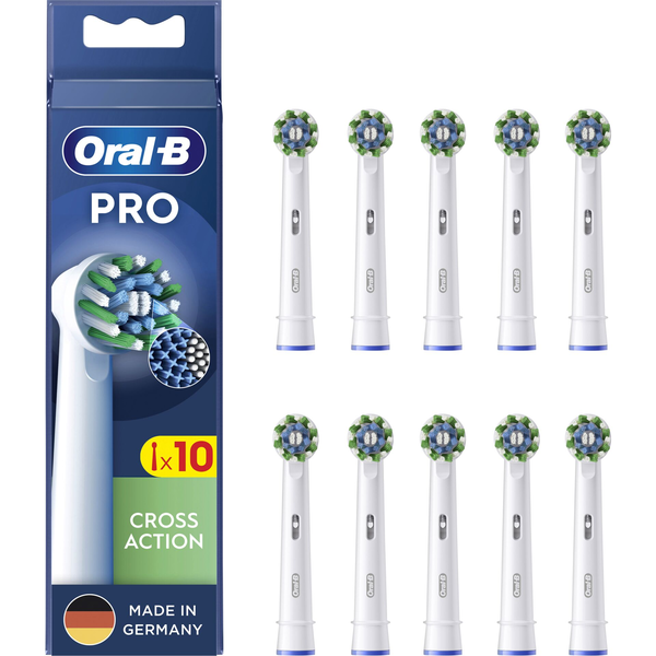 Oral-B Pro CrossAction Elektromos fogkefe Pótfej - Fehér (10db)