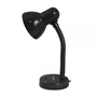 Настолна лампа Esperanza ELD109K, 12W, Цокъл Е27, Гъвкаво рамо, Черен