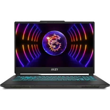 MSI Cyborg 15 A13VFK-1201NL Intel® Core™ i7 i7-13620H Laptop 39,6 cm (15.6") Full HD 16 Giga Bites DDR5-SDRAM 1 TB SSD NVIDIA GeForce RTX 4060 Wi-Fi 6E (802.11ax) Windows 11 Home Negru