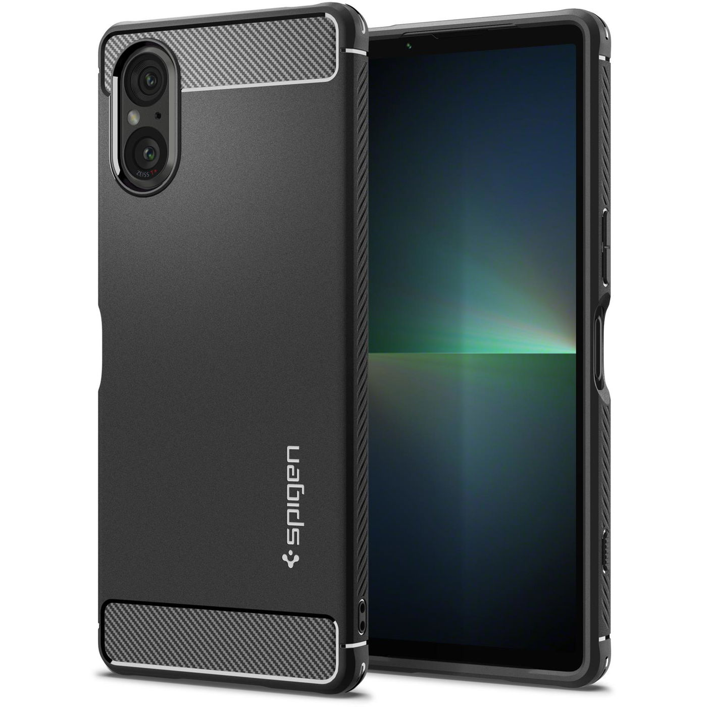 Spigen Rugged Armor Sony Xperia 5 V tok fekete (ACS06359) (ACS06359)