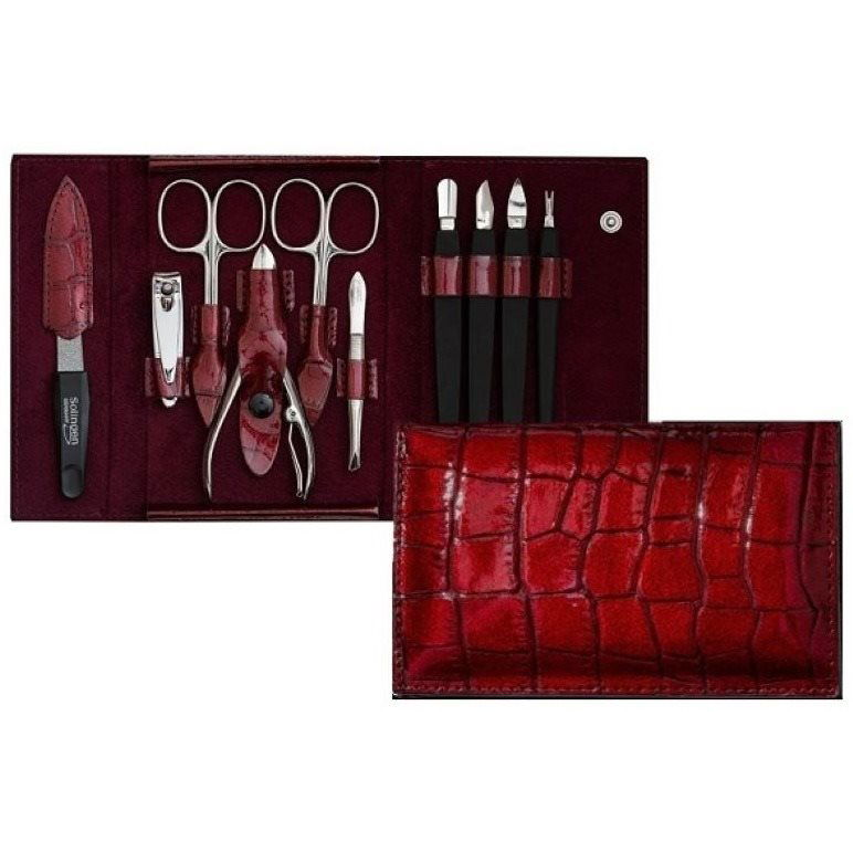 Premium Line Családi manikűr szett PL 252 Bordó Made in Solingen (8595162103246)