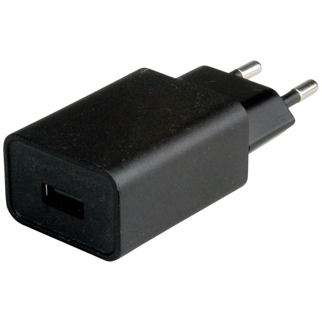 Value USB-A hálózati adapter fekete (19991093) (V19991093)