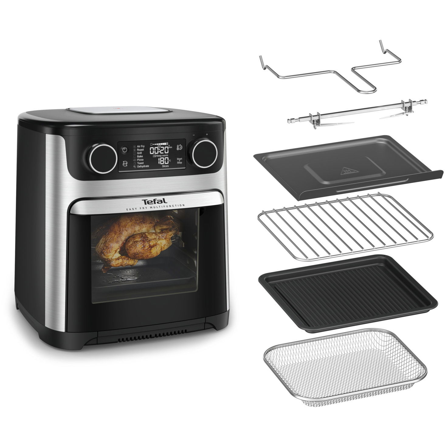 Tefal Easy Fry Multifunction 15L 1800W forrólevegős sütő (FW556DE0)