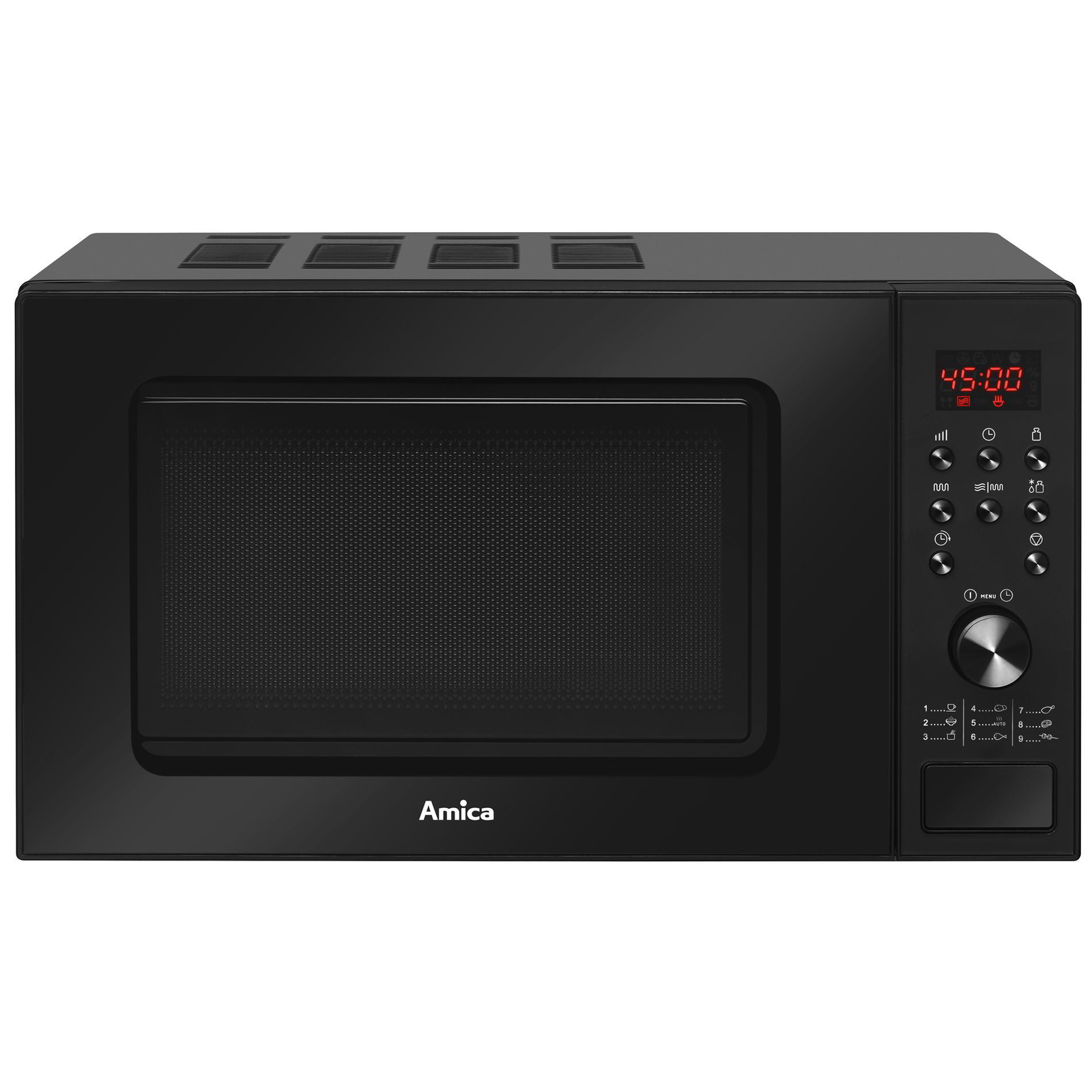 Amica AMGF20E1GB 20L 700W Mikrohullámú sütő Grill funkcióval (AMGF20E1GB)