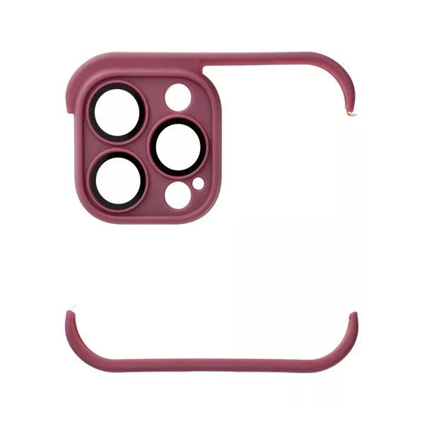 Mini bumper Apple iPhone 13 Pro Max szilikon tok cseresznye (74478) (MI74478)
