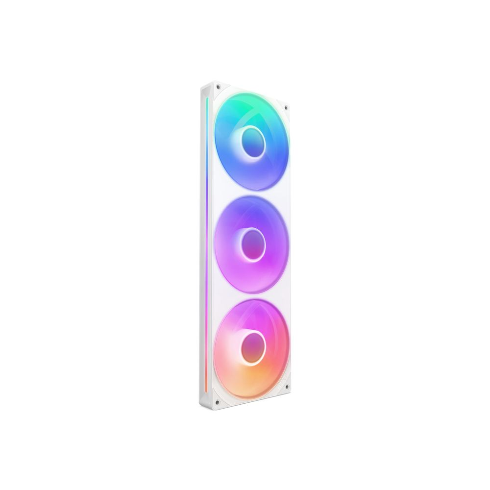 NZXT F360 RGB CORE PWM 120mm Rendszerhűtő ventilátor 3db - Fehér (RF-U36HF-W1)