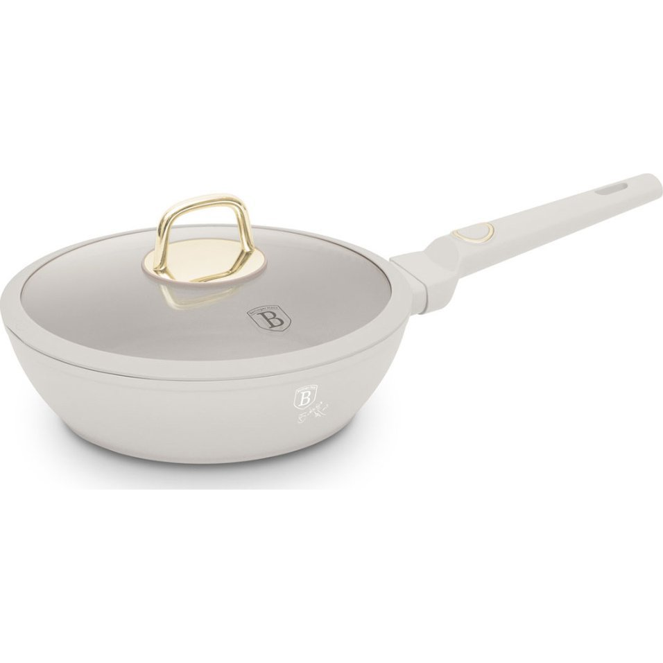 BerlingerHaus BH/8062 Sahara Collection Mély Serpenyő - 24 cm, Tapadásmentes Titánpro Bevonattal (BH-8062)