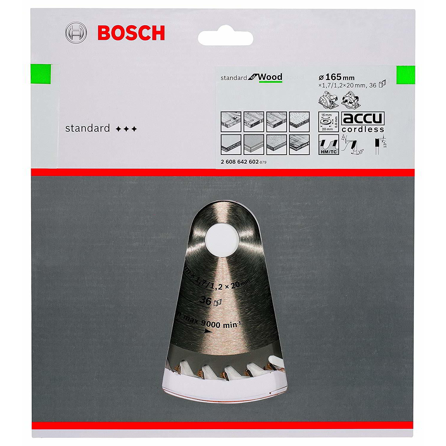 Bosch Optiline Wood 165 mm Körfűrészlap (2608642602)