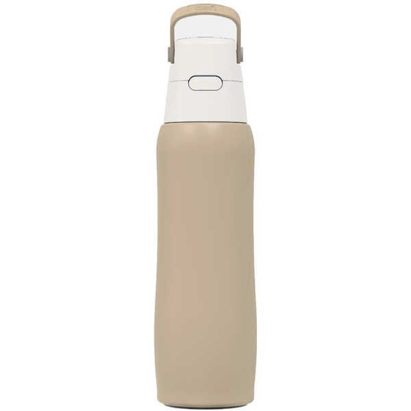 Szűrőpalack Dafi Solid Steel 0,5 l bézs/barna