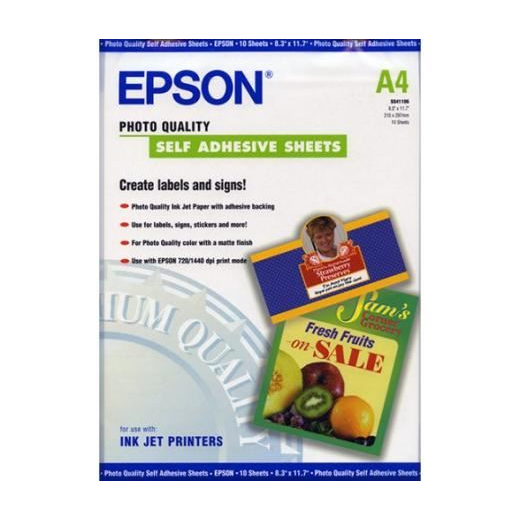 Epson Photo Quality, DIN A4, 167 g/m² фотохартия Бяла Матова