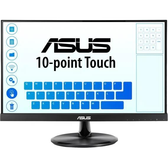 ASUS VT229H LCD monitor 54,6 cm (21.5") 1920 x 1080 px Full HD LED Dotyková obrazovka Čierna