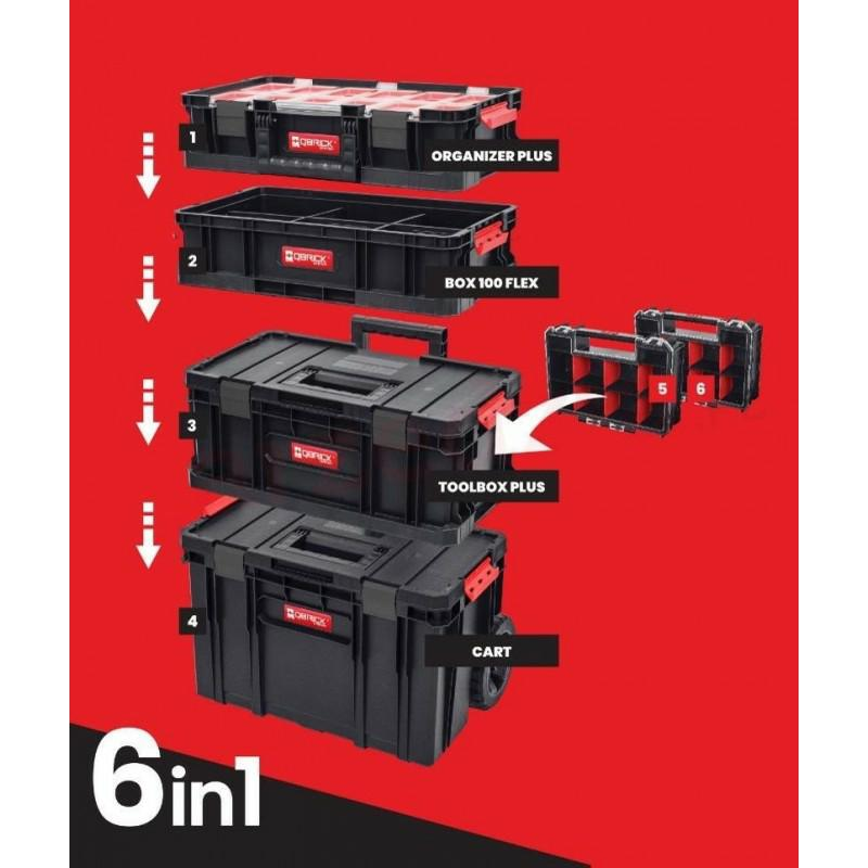 QBRICK SYSTEM TWO 252597 6 Részes Szerszámosláda Rendszer (Z252597PG012)