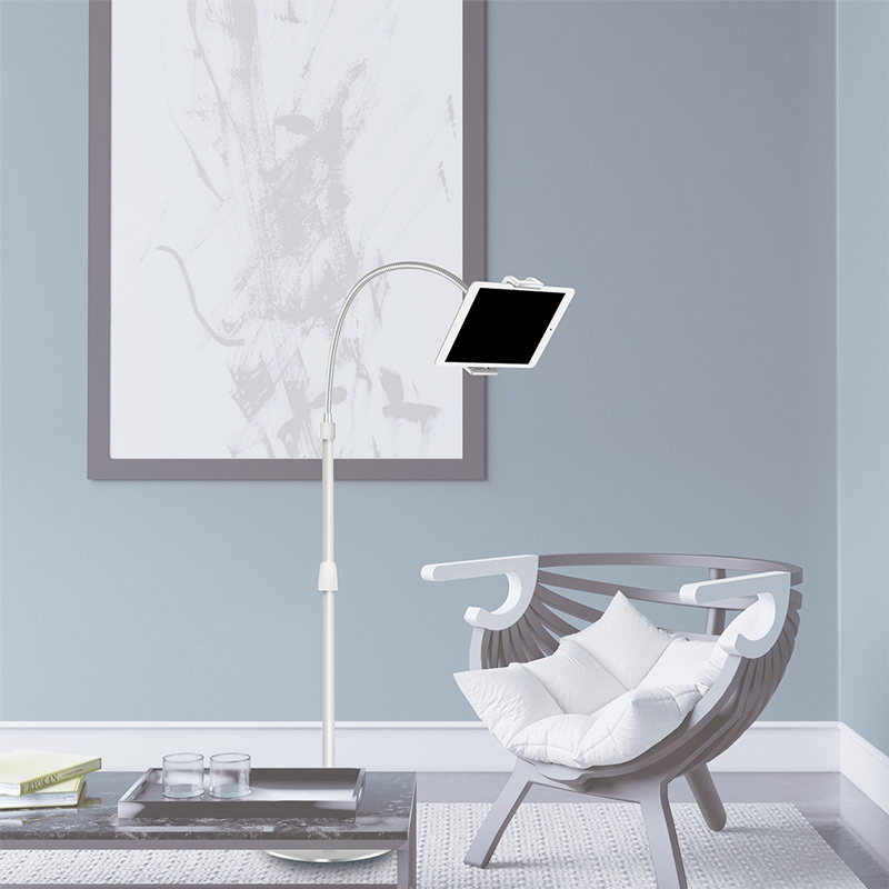 Logilink Gooseneck padlóállvány mobil eszközökhöz, alumínium (AA0082A) (AA0082A)