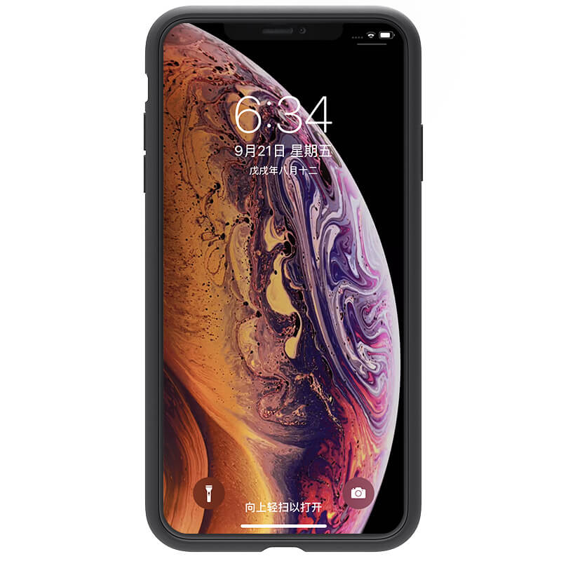 Nillkin Machinery Apple iPhone XS Max Hátlap Tok - Fekete (29115)