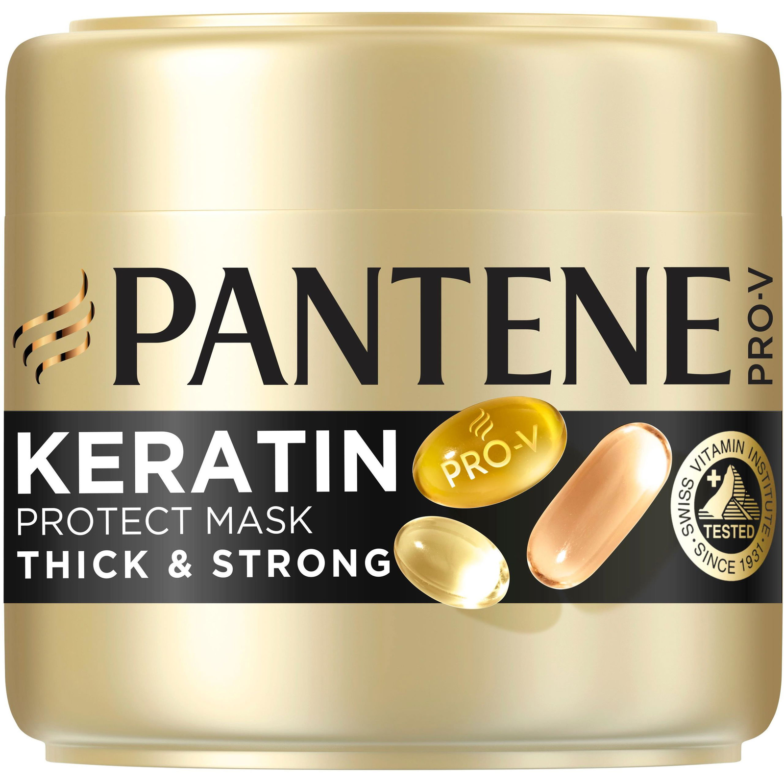 PANTENE Thick & Strong Keratin Protect hajmaszk, 300 ml (8006540447826)