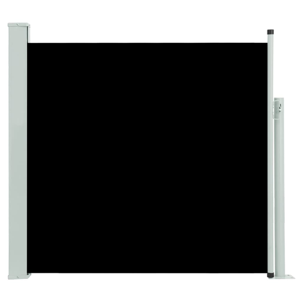 fekete kihúzható oldalsó teraszi napellenző 170 x 300 cm