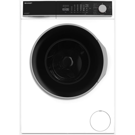 Sharp ES-NFL914AWNA Elöltöltős Mosógép 9kg 1400 Fordulat Fehér (ESNFL914AWNA)