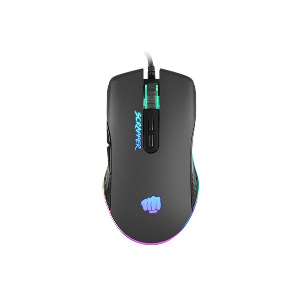 Fury Scrapper оптична гейминг мишка 6400 DPI черна