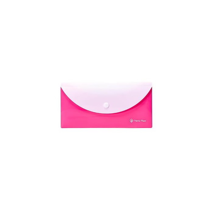 Panta Plast DL Patentos két zsebes irattartó tasak - Neon pink (0410-0089-13)