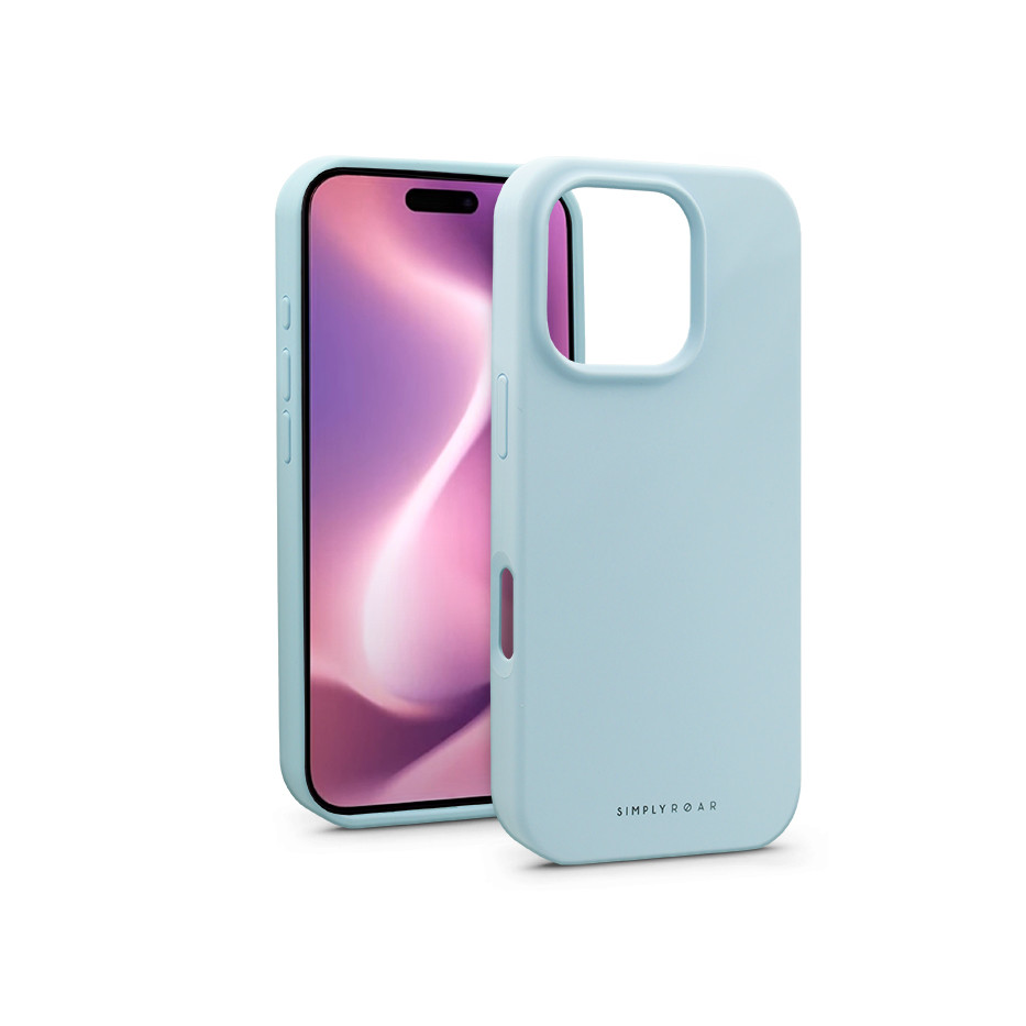 Apple iPhone 16 Pro Max szilikon hátlap - Roar Cloud Skin - kék (KC311932)