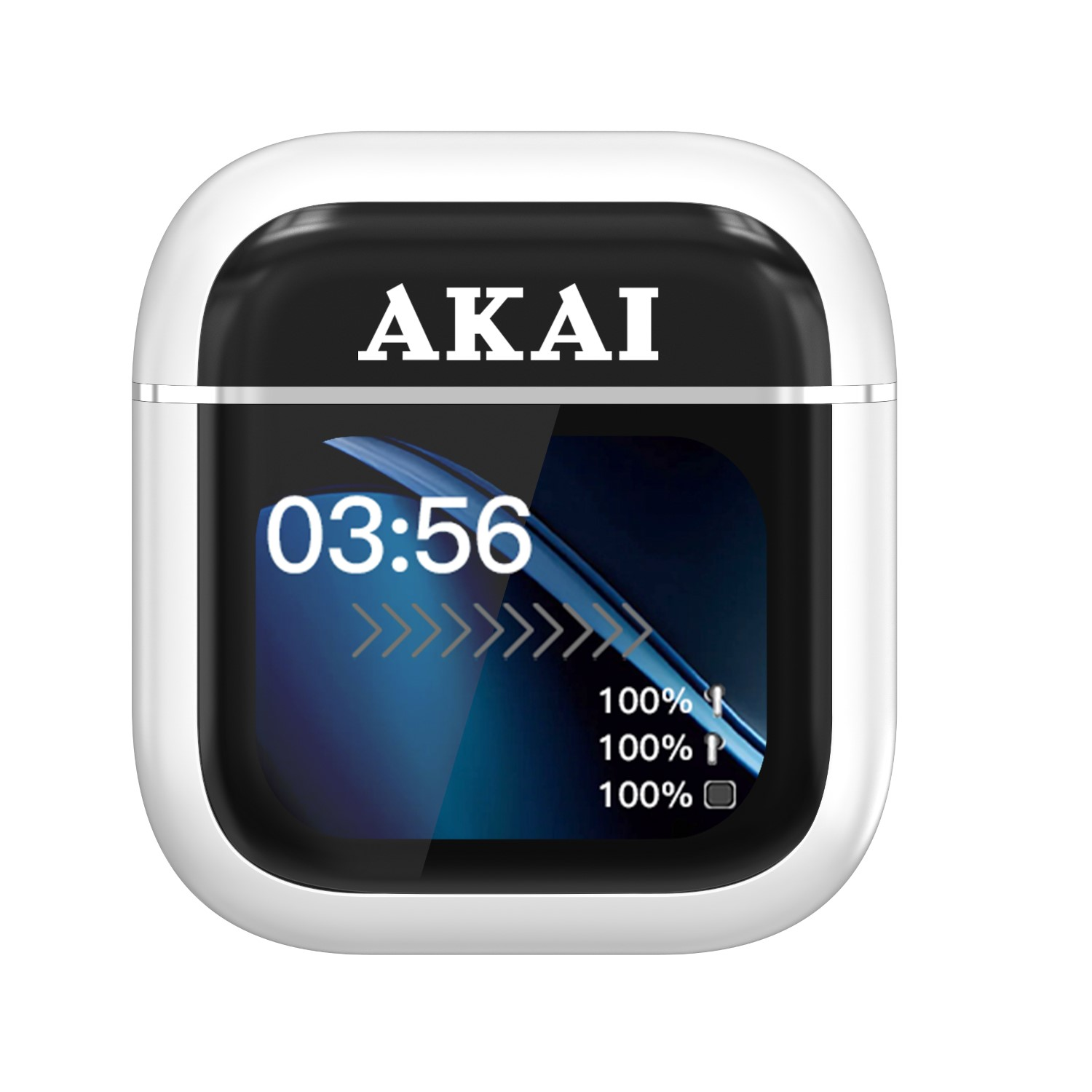 Слушалки Akai 4 mikrofonnalL, бели