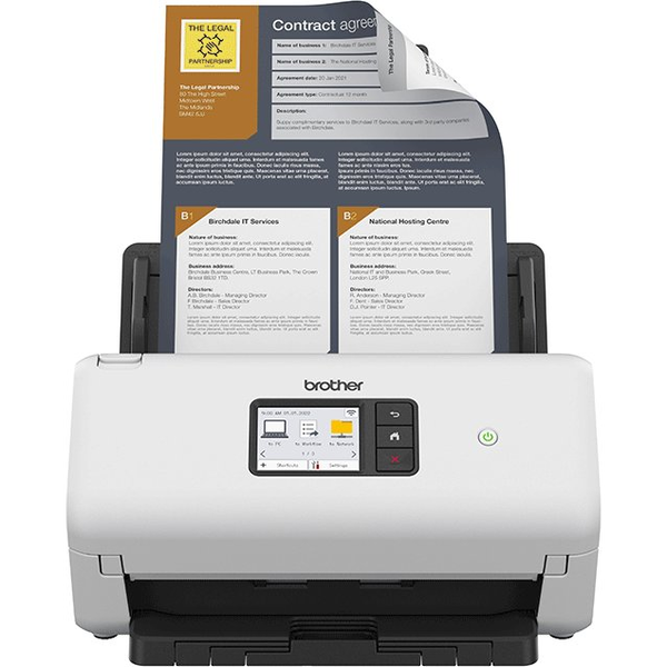 Brother ADS-4550W Duplex dokumentumszkenner A3 600 x 600 dpi 35 oldal/perc