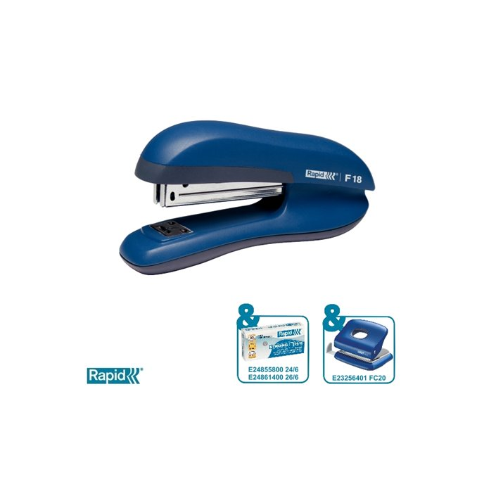 Rapid F18 Fashion 30 lap kapacitású tűzőgép - Vízkék (23811102)