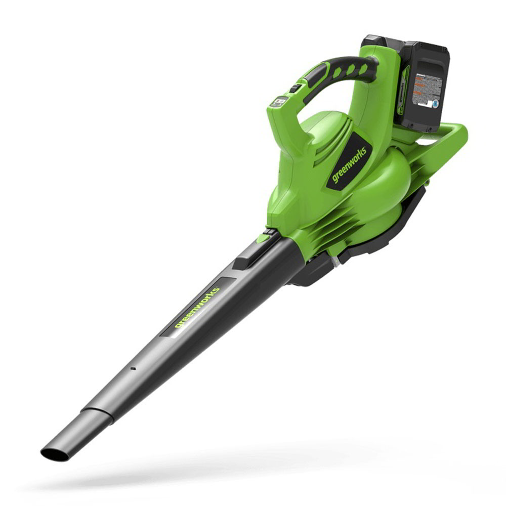 Greenworks GD24X2BV Akkumulátoros Lombfúvó/Szívó (Akku és töltő nélkül) (2405307)