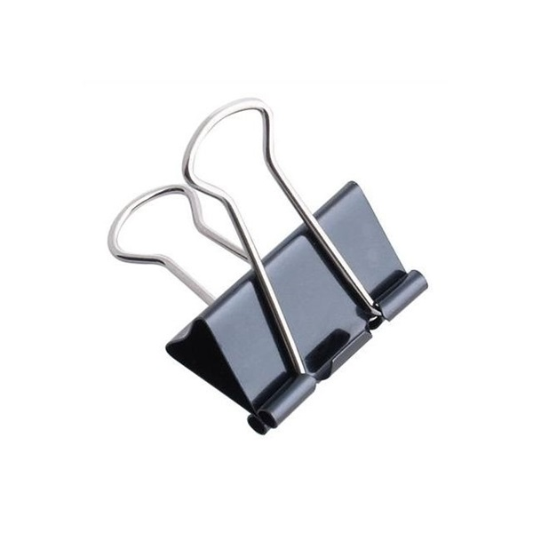 Binder 19mm 12db-os fekete iratcsipesz (C13029)