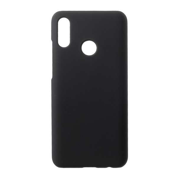 Műanyag telefonvédő (gumírozott) FEKETE [Honor 10 Lite] (5996457838226)