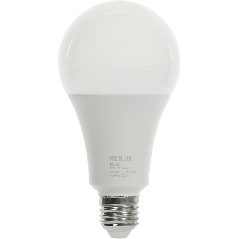 RETFLUX RLL 662 A80 E27 bulb 20W WW D (RLL 662)