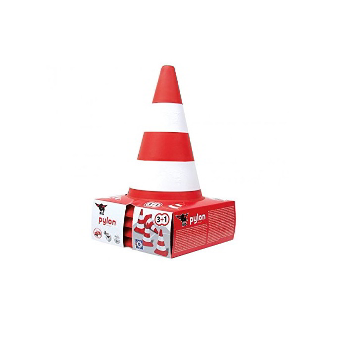 Big Toys Forgalom elterelő kúp 4 darabos - Csíkos (800001191)