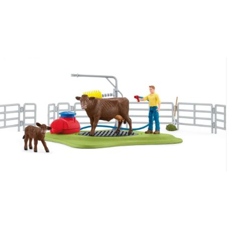 Schleich tehénmosó állomás (42529) (sch42529)