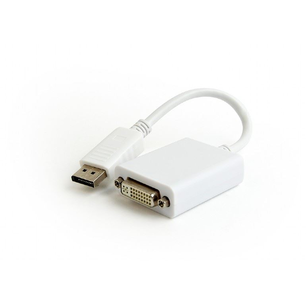 Adapter DisplayPort 1.2 na DVI 4K 30hz GMB biały