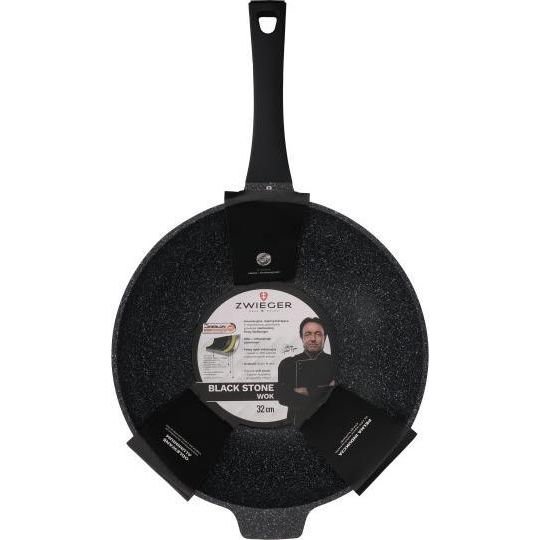 Zwieger Black Stone 32cm Wok serpenyő