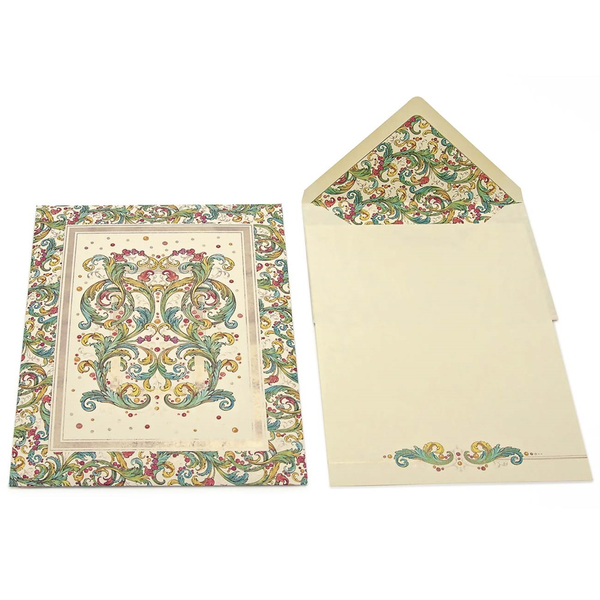 Kartos Signoria 10 darabos Díszdobozos Levélpapír szett - Mintás