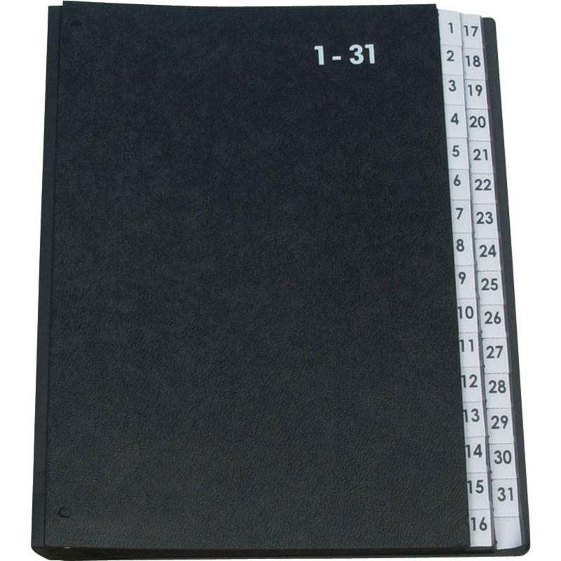 Q-CONNECT A4, fekete, 1-31 (KF04564)