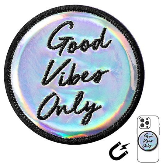 LAUT MAGMOJI BADGE Good Vibes Only compatible with MagSafe