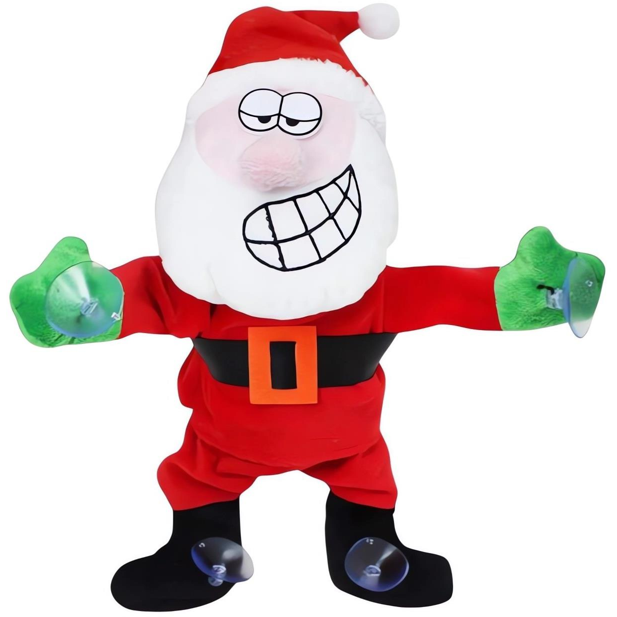 Verk 26287 Dancing and singing Santa Claus on the window 30 cm (57157)