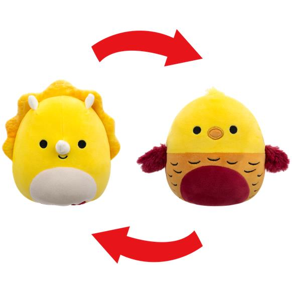 Squishmallows 2in1 Lancaster, a triceratops és Beck, az aranyfácán (196566451384)