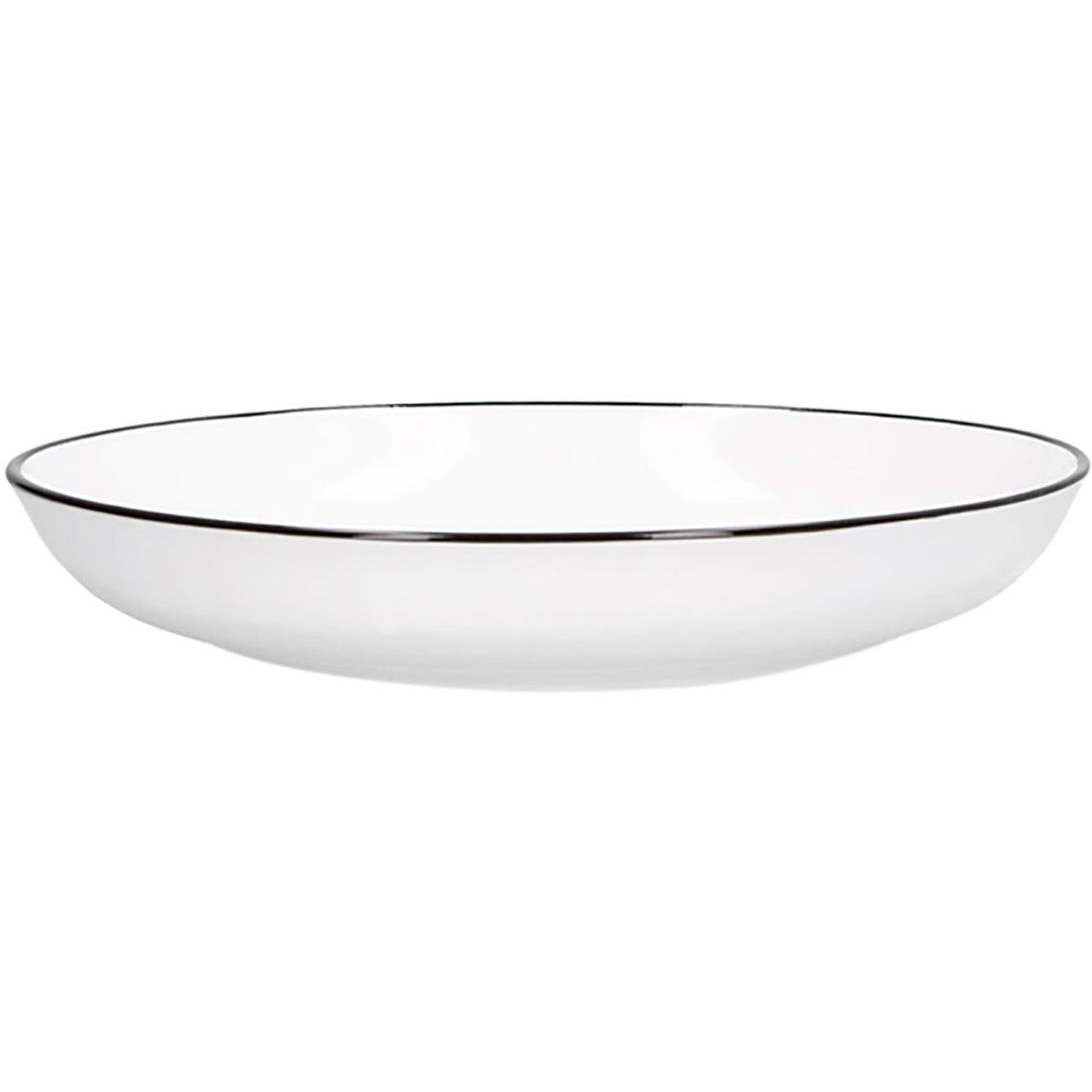 by inspire Tálka, 13×2,3 cm, fehér + fekete szegély (7333-00-00)