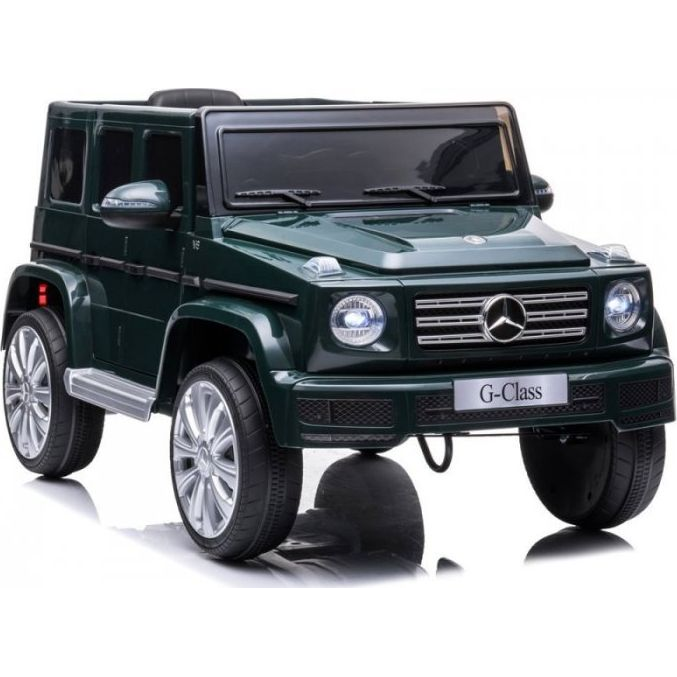 Mercedes G-Class 7911 Elektromos Kisautó - - 12 V, 2.4 GHz, Szülői Távirányítóval, Nyitható Ajtóval, EVA Kerekekkel, Zöld (7911)