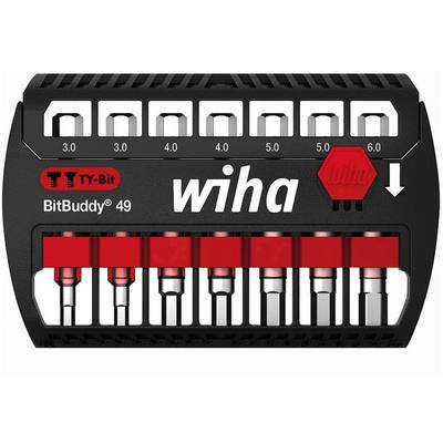 Wiha SB 7946TY-303 BitBuddy 49 42114 Bit készlet 7 részes Belső hatlap (42114)