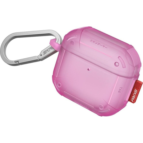 Etui Skinarma Mecha CE do AirPods 4      fuksja