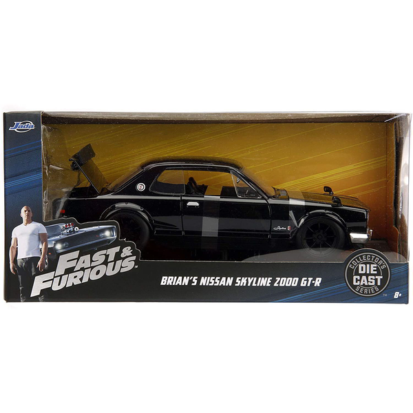 Jada Halálos iramban: Brian's Nissan SkyLine 2000 GT-R fém autómodell