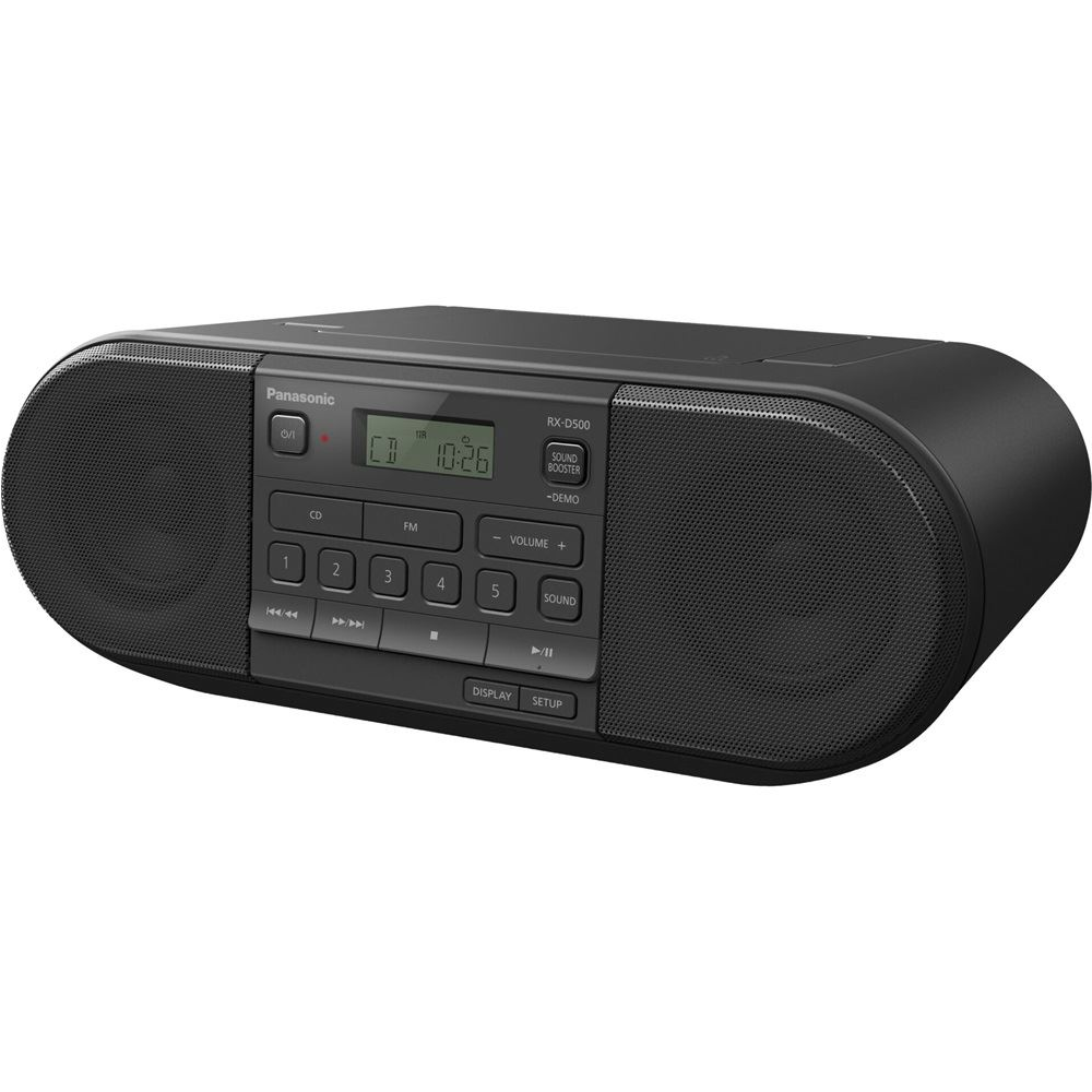 Panasonic RX-D500EG-K CD-s rádió fekete (RX-D500EG-K)